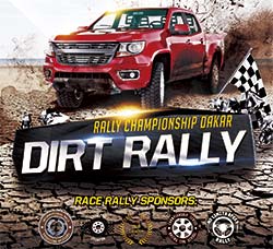 泥土越野拉力赛海报/传单模板：Dirt Rally
